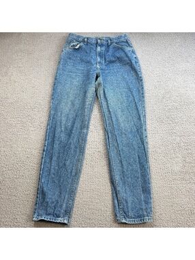 Vintage 90s Lee Jeans Women’s 13 Med 28x30 High Rise Tapered Mom Jeans USA Union